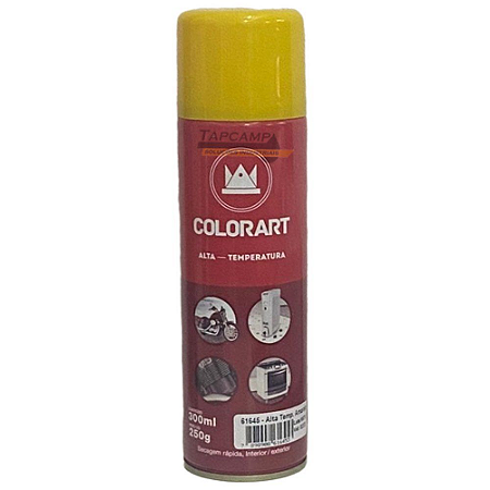 TINTA ALTA TEMPERATURA AMARELO COLORART 300ML
