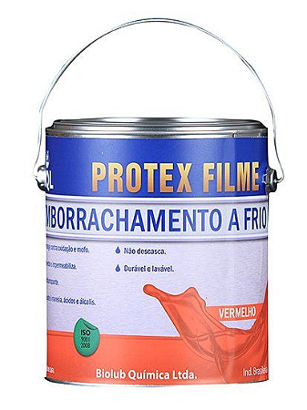 PROTEX FILME VERMELHO EMBORRACHAMENTO A FRIO 3,6 L BIOLUB