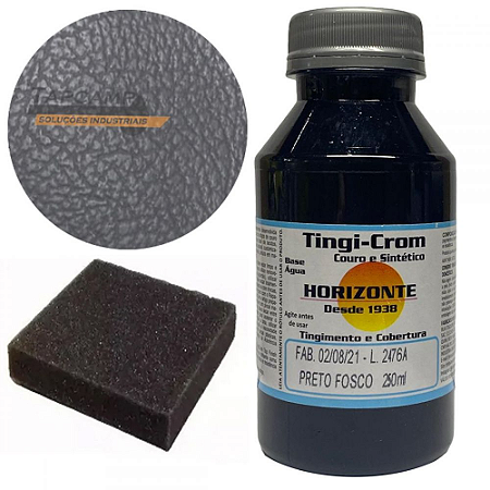 TINGICROM PRETO FOSCO 250ML BASE AGUA