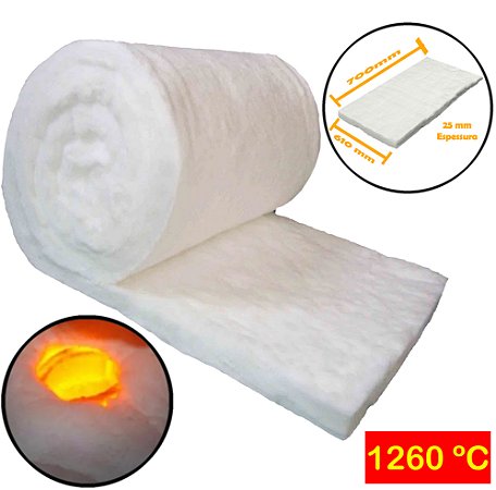 MANTA CERAMICA 700 X 610 X 25,40 - 1260C