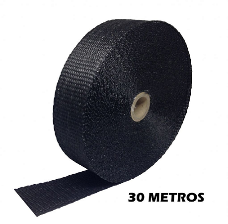 FITA TERMOTAPE PRETO 30 METROS
