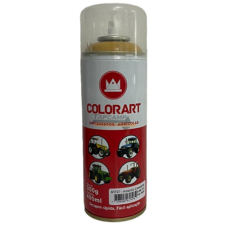 TINTA  AGRICOLA AMARELO CARTEPILLAR COLORART 400 ML