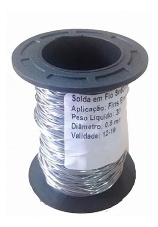 FIO DE SOLDA 63 X 37 FIO 30G