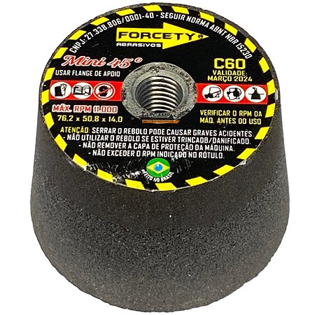 Rebolo Copo Conico MINI C60 76,4 x 50,8 x M14