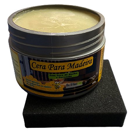 CERA DE ABELHA COM CARNAÚBA PARA MADEIRA 250G