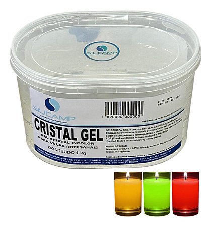 Parafina Gel Cristal Silicamp 1kg