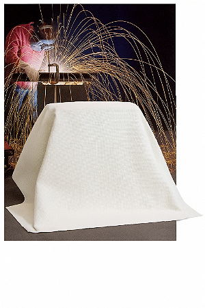 CORTINA ANTICHAMA DE FIBRA CERÂMICA P/ SOLDA 9000x1000x3mm