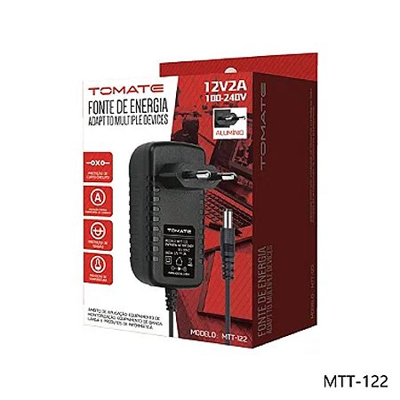 FONTE DE ALIMENTACAO 12V 2A TOMATE MTT-122