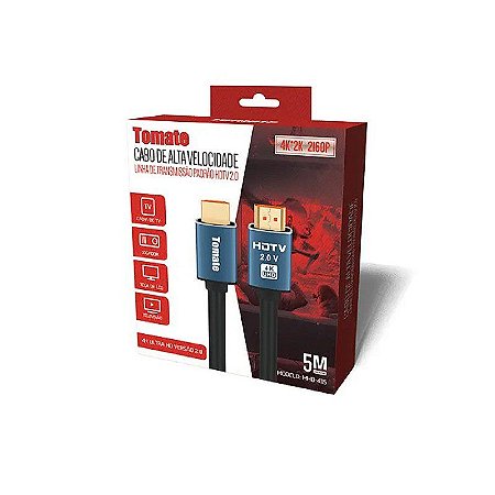 CABO HDMI 4K ULTRA HD V2.0 5M TOMATE MHD-4115