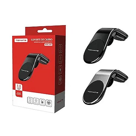 SUPORTE DE CELULAR VEICULAR MAGNETICO PARA SAIDA DE AR TOMATE MTG-208