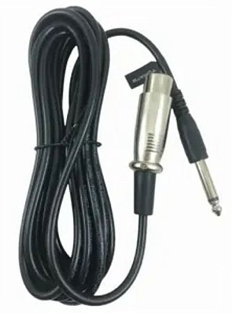 CABO DE MICROFONE P1O MACHO PARA XLR FEMEA 3M TOMATE MCB-014