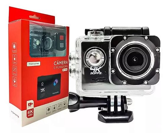 CAMERA DE VIDEO E FILMADORA 4K HD TOMATE MT-1090