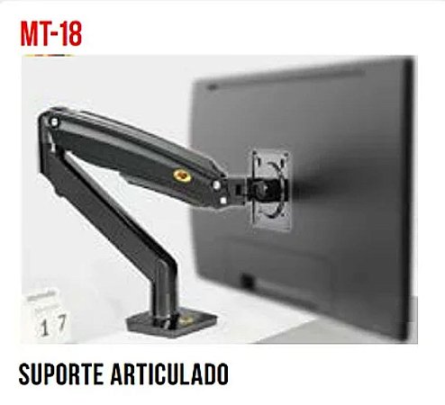 SUPORTE DE MONITOR PARA MESA 17" 30" TOMATE MT-18