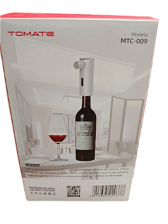 DISPENSADOR DE VINHO AUTOMATICO TOMATE MTC-009