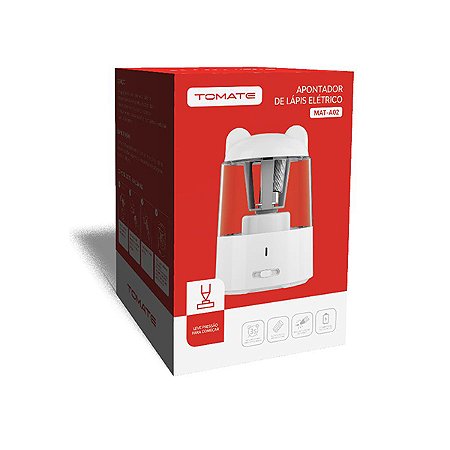 APONTADOR DE LAPIS ELETRICO TOMATE MAT-A02