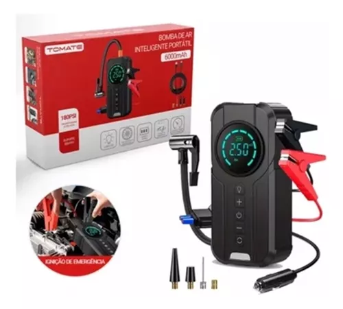 BOMBA DE AR INTELIGENTE PORTATIL 180PSI MXB-D001