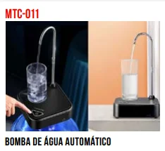 BOMBA DE AGUA AUTOMATICA RECARREGAVEL TOMATE MTC-011