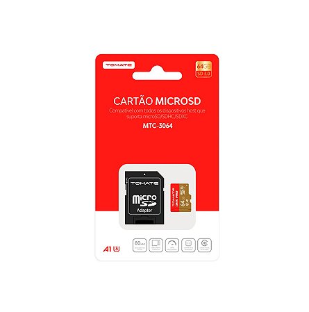 CARTAO DE MEMORIA 64GB TOMATE MCT-3064