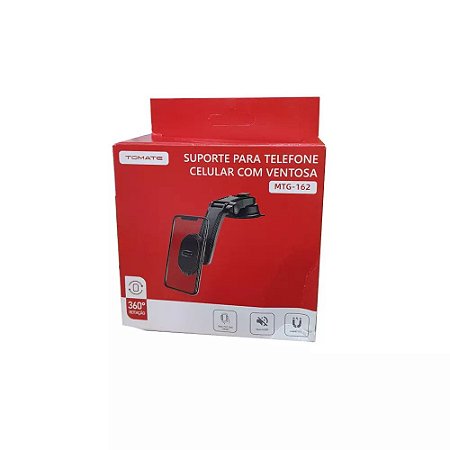 SUPORTE DE CELULAR VEICULAR MAGNETICO COM VENTOSA TOMATE MTG-162