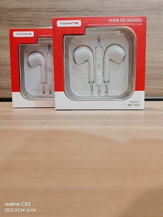 FONE DE OUVIDO P3 1.2M TOMATE MF-A04