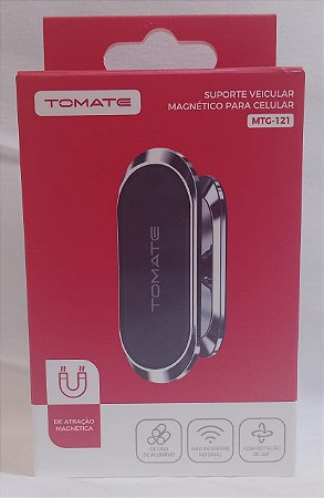 SUPORTE VEICULAR DE CELULAR MAGNETICO TOMATE MTG-121