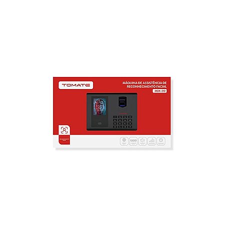RELOGIO DE PONTO COM BIOMETRIA E RECONHECIMENTO FACIAL TOMATE MDK-310