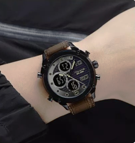 RELOGIO DE PULSO ESPORTIVO DIGITAL E ANALOGICO TOMATE MTX-019M