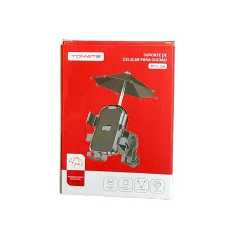 SUPORTE PARA CELULAR PARA BICICLETA E MOTO TOMATE MTG-256