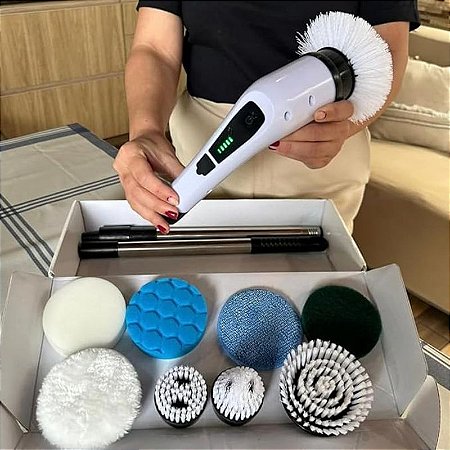 ESCOVA ELETRICA GIRATORIA TOMATE MQJ-543