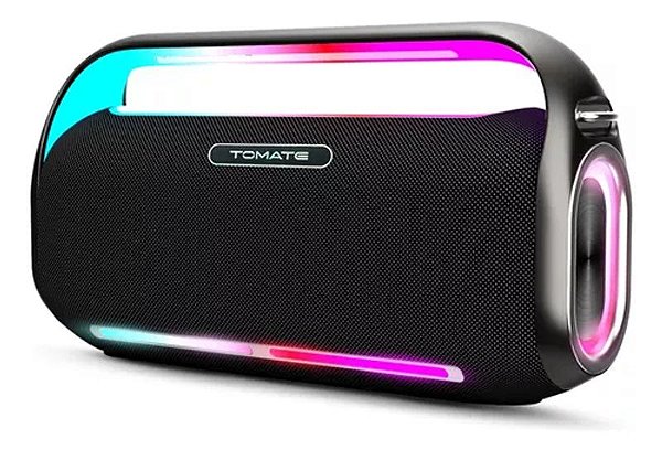CAIXA DE SOM WIRELESS RGB TWS BLUETOOTH TOMATE MTS-8009