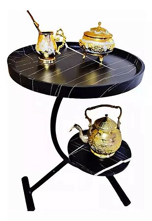 MESA LATERAL DE CANTO PARA SOFA CAMA TOMATE MS-7001