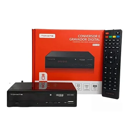 その他 digiboxd Conversor LED USB e Gravador Tomate MCD-888: Revolução da TV