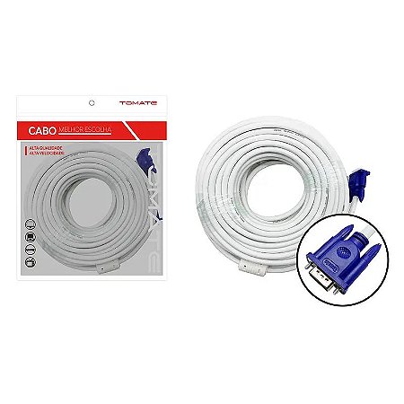 CABO VGA PARA VGA 20M TOMATE MVG-1020