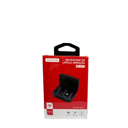 MICROFONE DE LAPELA TYPE-C TOMATE MT-2215