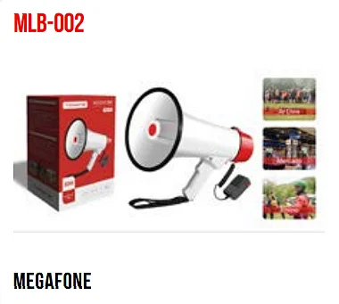 MEGAFONE COM GRAVADOR 30W TOMATE MLB-002