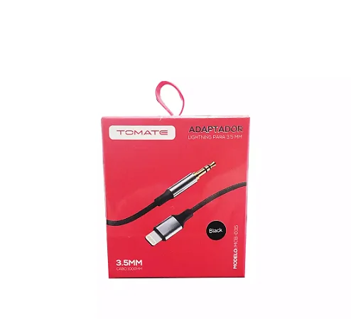 CABO AUXILIAR LIGHTNING PARA P2 1M TOMATE MCB-035