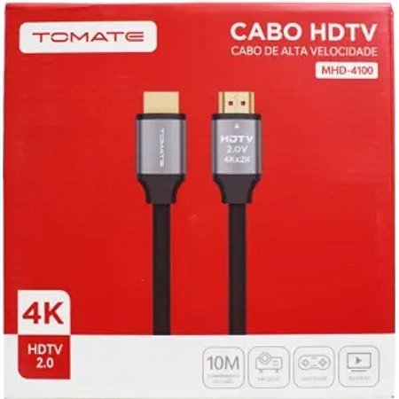 CABO HDMI PARA HDMI 4K 10M TOMATE MHD-4100