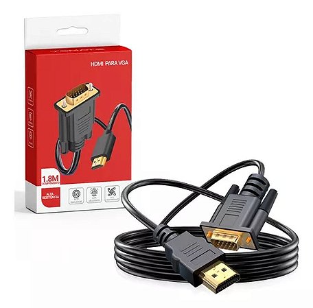 CABO HDMI PARA VGA 3M TOMATE MCB-039