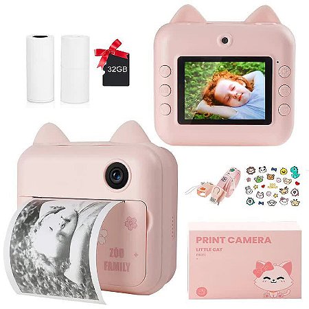 MINI CAMERA DE IMPRESSAO INSTANTANEA PRINT CAMERA MCF-526