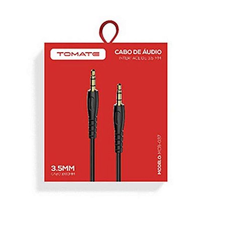CABO DE AUDIO P2 PARA P2 1M TOMATE MCB-037B