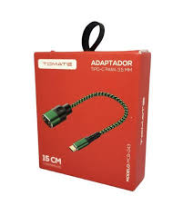 CABO DE AUDIO ADAPTADOR TYPE-C PARA 2XP2 FEMEA TOMATE MCB-043