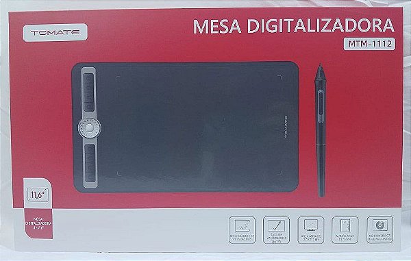 MESA DIGITALIZADORA 11,6" WIN E MAC TOMATE MTM-1112