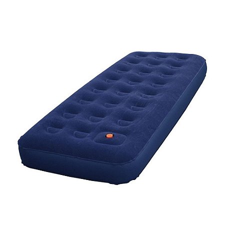 COLCHAO INFLAVEL COM TECIDO SUEDE -186X76X22CM TOMATE MC-39A