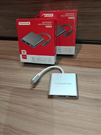 ADAPTADOR MULTIFUNCIONAL HDMI USB 3.0 TYPE-C TOMATE MTC-7106