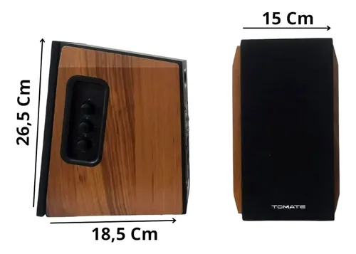 Caixa de Som Bluetooth 110W Tomate MTS-2046 | Áudio Poderoso