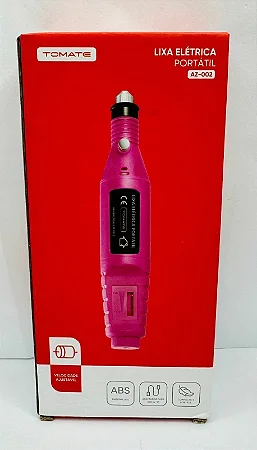 LIXA ELETRICA PORTATIL PARA UNHA TOMATE AZ-002