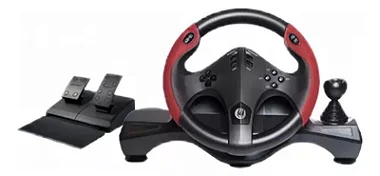 VOLANTE GAMER COM PEDAL MARCHA PARA PS3, PS4 ,XBOX E PC TOMATE A002