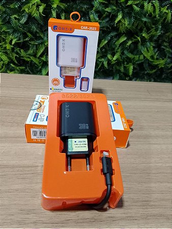 CARREGADOR TURBO 30W TYPE C PARA IPHONE ONEX CAR-3523