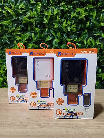 CARREGADOR IPHONE DUAS PORTAS USB 5.1A ONEX CAR-3503