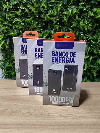 CARREGADOR PORTATIL POWER BANK 10.000MAH ONEX PT-0962